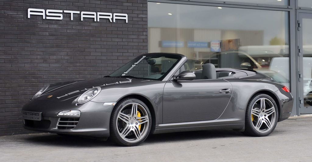 2009 Porsche 911 (997.2) Carrera 4S Cabriolet in PTS: Slate Grey Metallic for sale!