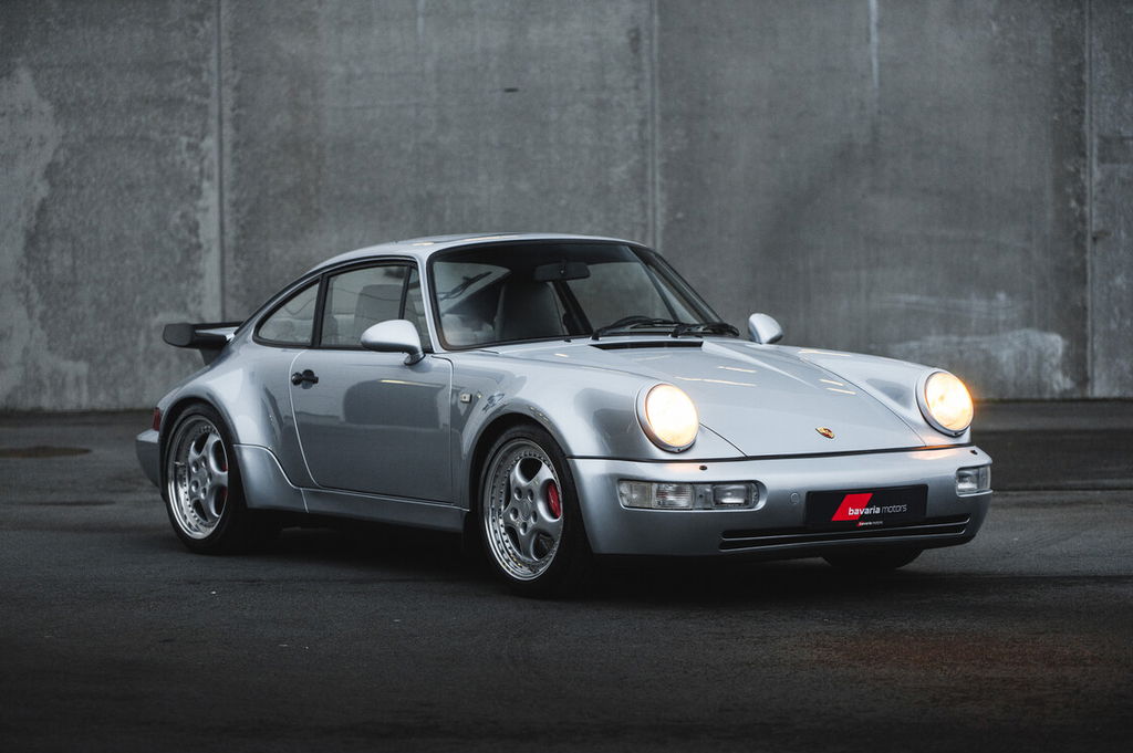 1994 Porsche 964 Turbo 3.6 in Polar Silver Metallic for sale!