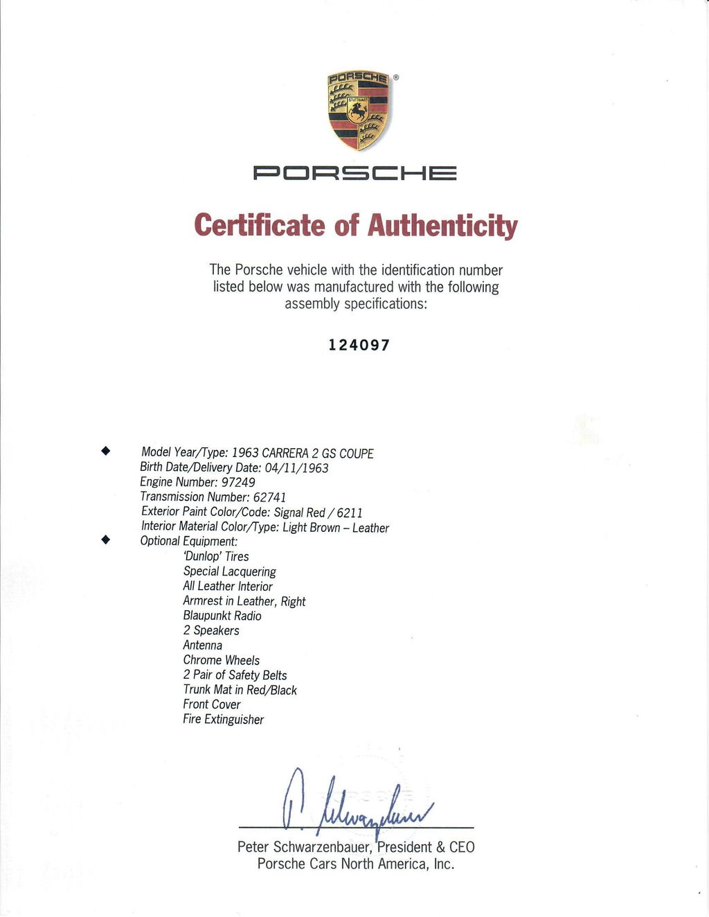 Porsche 356 B 2000 GS Carrera