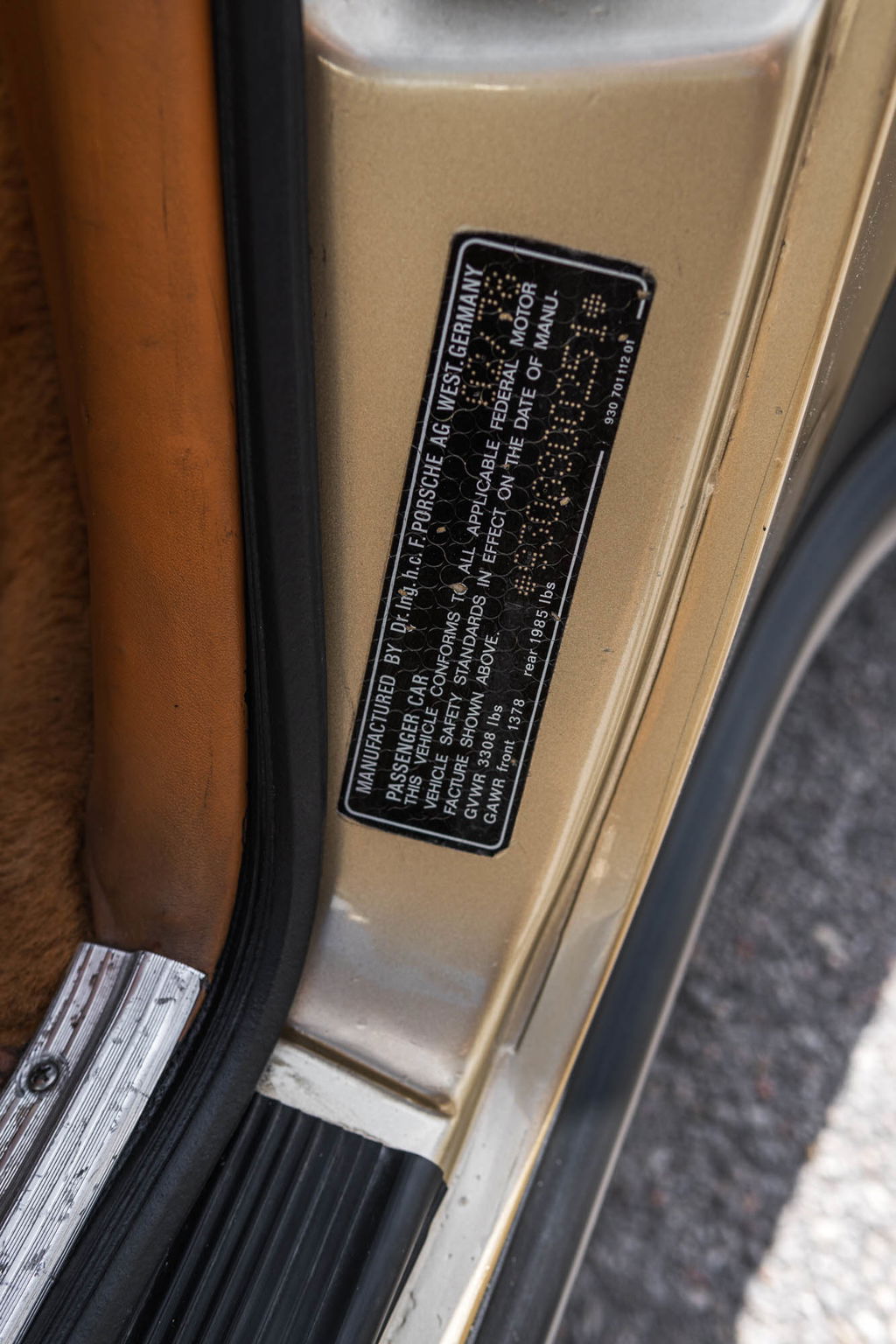 Porsche 911 Turbo 3.3 (US)