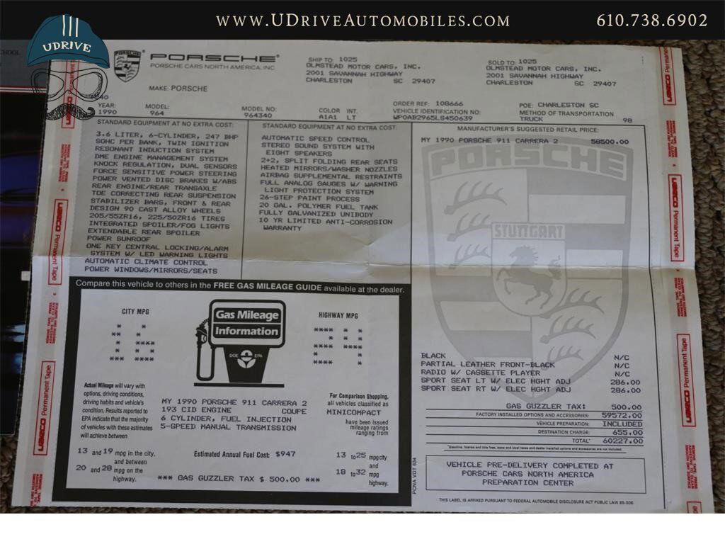 Porsche 964 Carrera 2