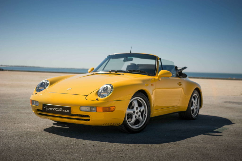1994 Porsche 993 Carrera 2 Cabriolet in Speed Yellow for sale!