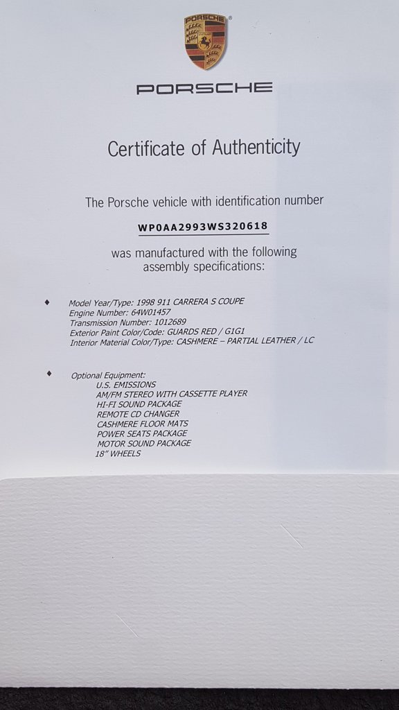 Porsche 993 Carrera S