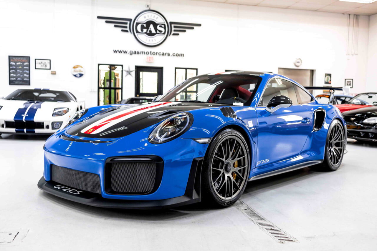 世界100台限定　suhe 1/64 ポルシェ　911 GT2RS ブルー GB Bburago 1:64 Blue 911 GT2 RS Racing Sports Model Diecast