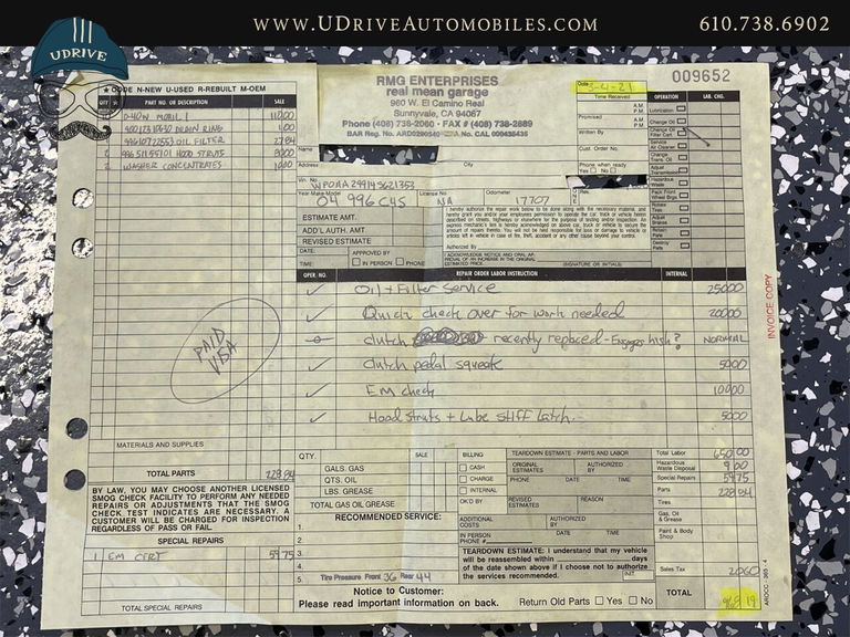 Porsche 996 Carrera 4S