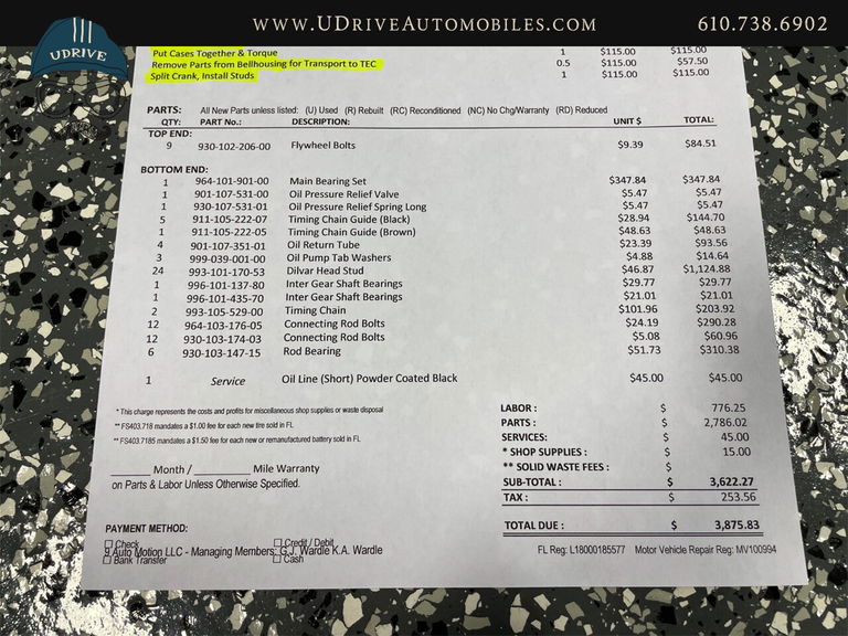 Porsche 911 Carrera 3.2 (US)