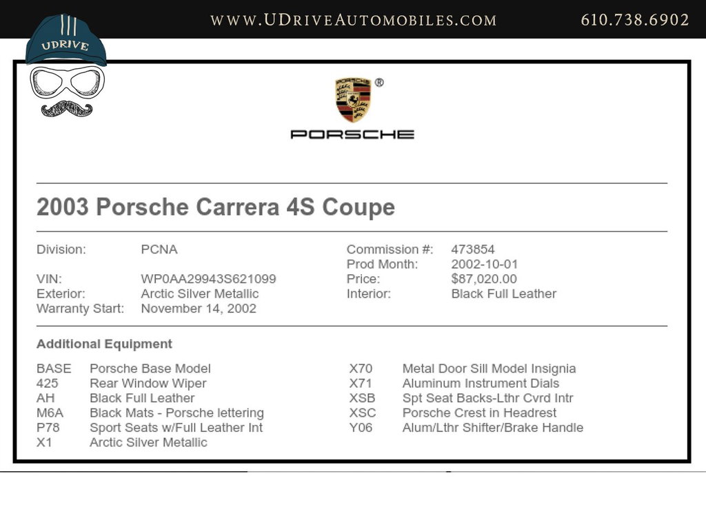 Porsche 996.2 Carrera 4S