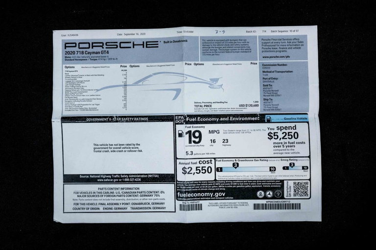 Porsche 718 Cayman GT4