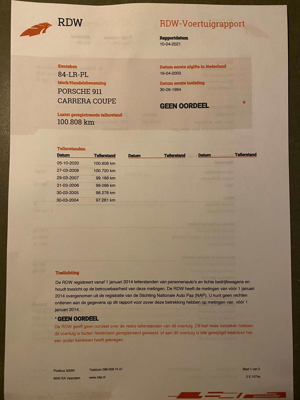 Porsche 911 Carrera 3.2