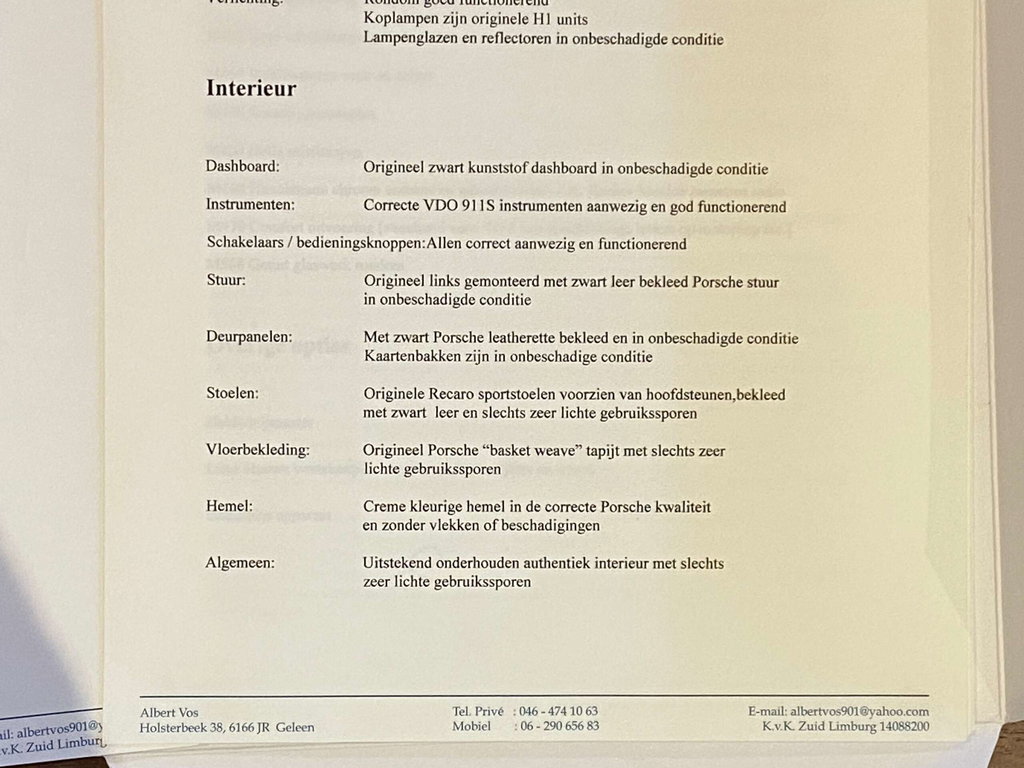 Porsche 911 S (F-Modell)