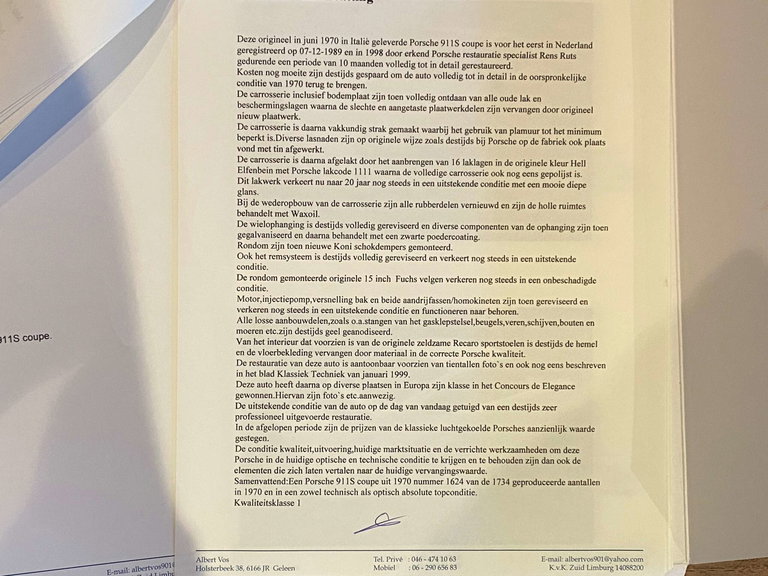 Porsche 911 S (F-Modell)