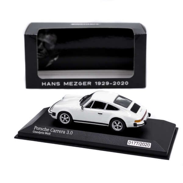 Model Car 911 Carrera 3.0 Hans Mezger - Limited Edition