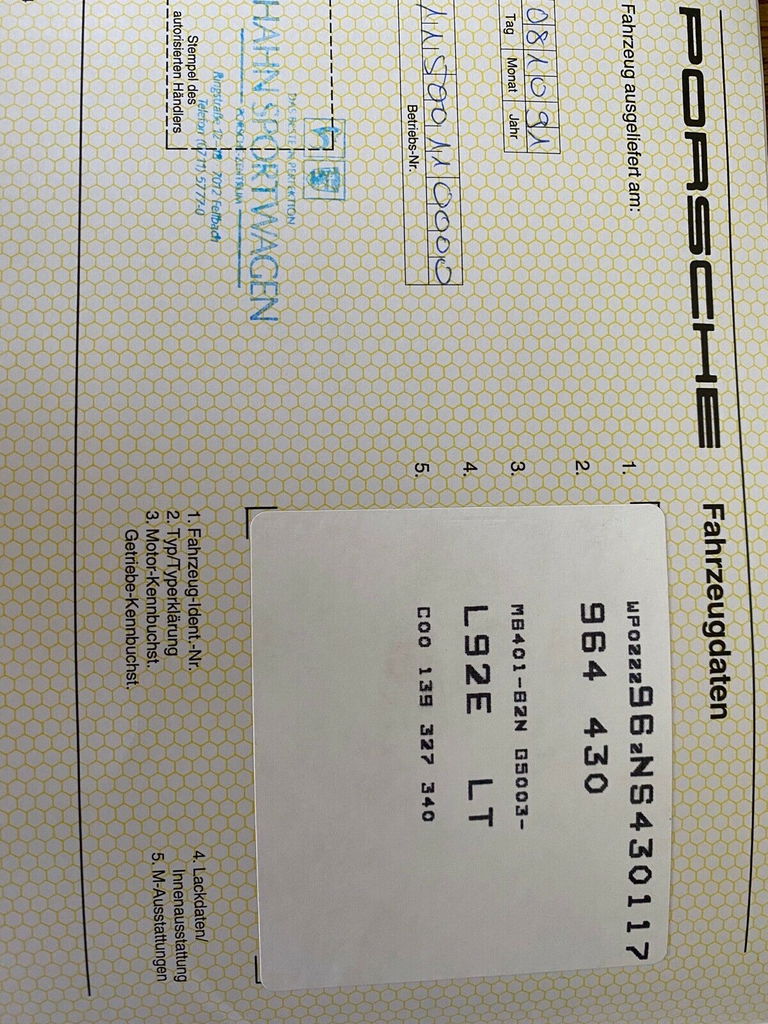 Porsche 964 Carrera 2