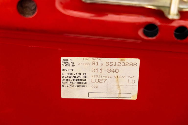 Porsche 911 Carrera 3.2 (US)