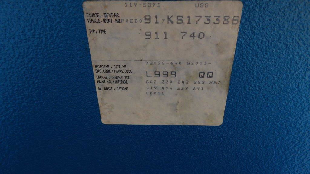 Porsche 911 Carrera 3.2 Speedster