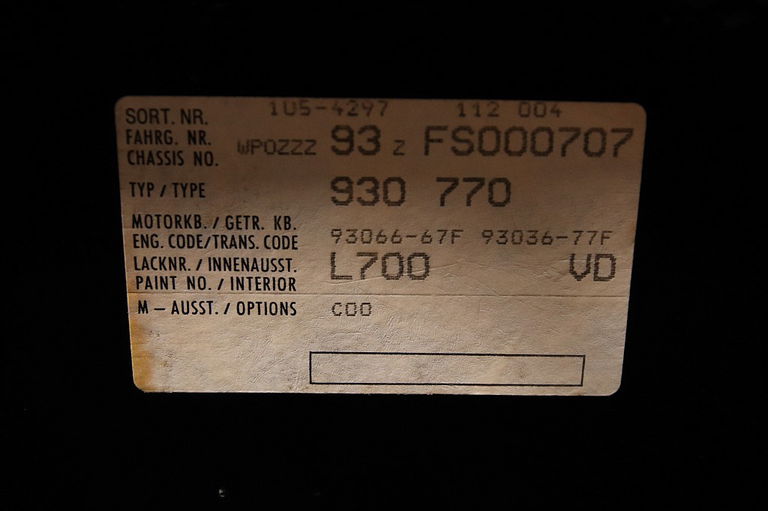 Porsche 911 Turbo Flachbau