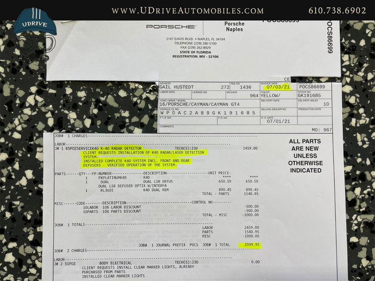 Porsche 981 Cayman GT4