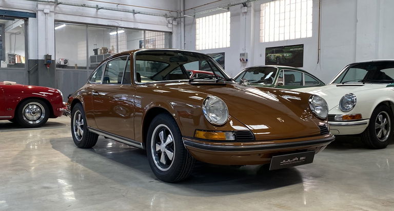 1973 Porsche 911 T in Sepia Brown for sale!