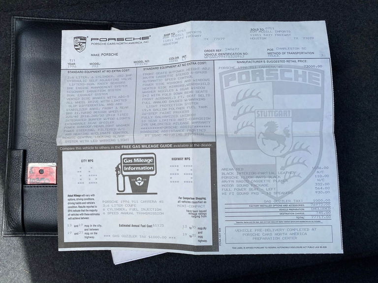 Porsche 993 Carrera 4S