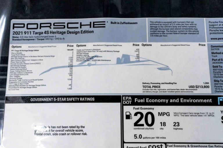 Porsche 992 Heritage Design Edition