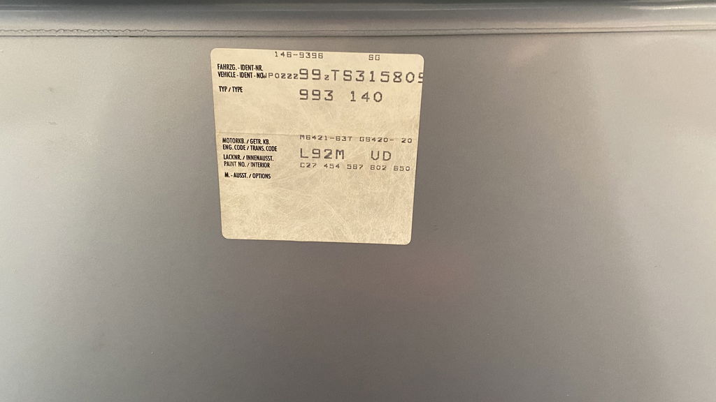 Porsche 993 Carrera 4S