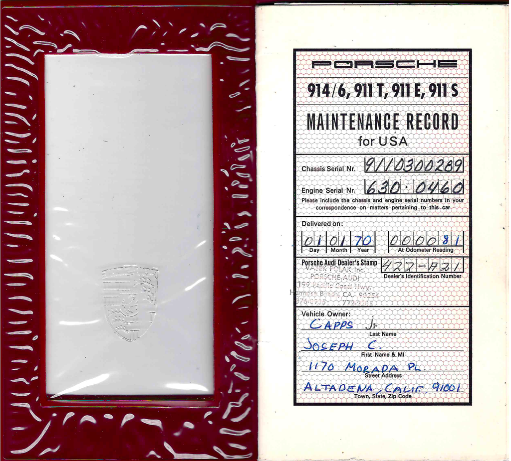 Porsche 911 S (F-Modell)