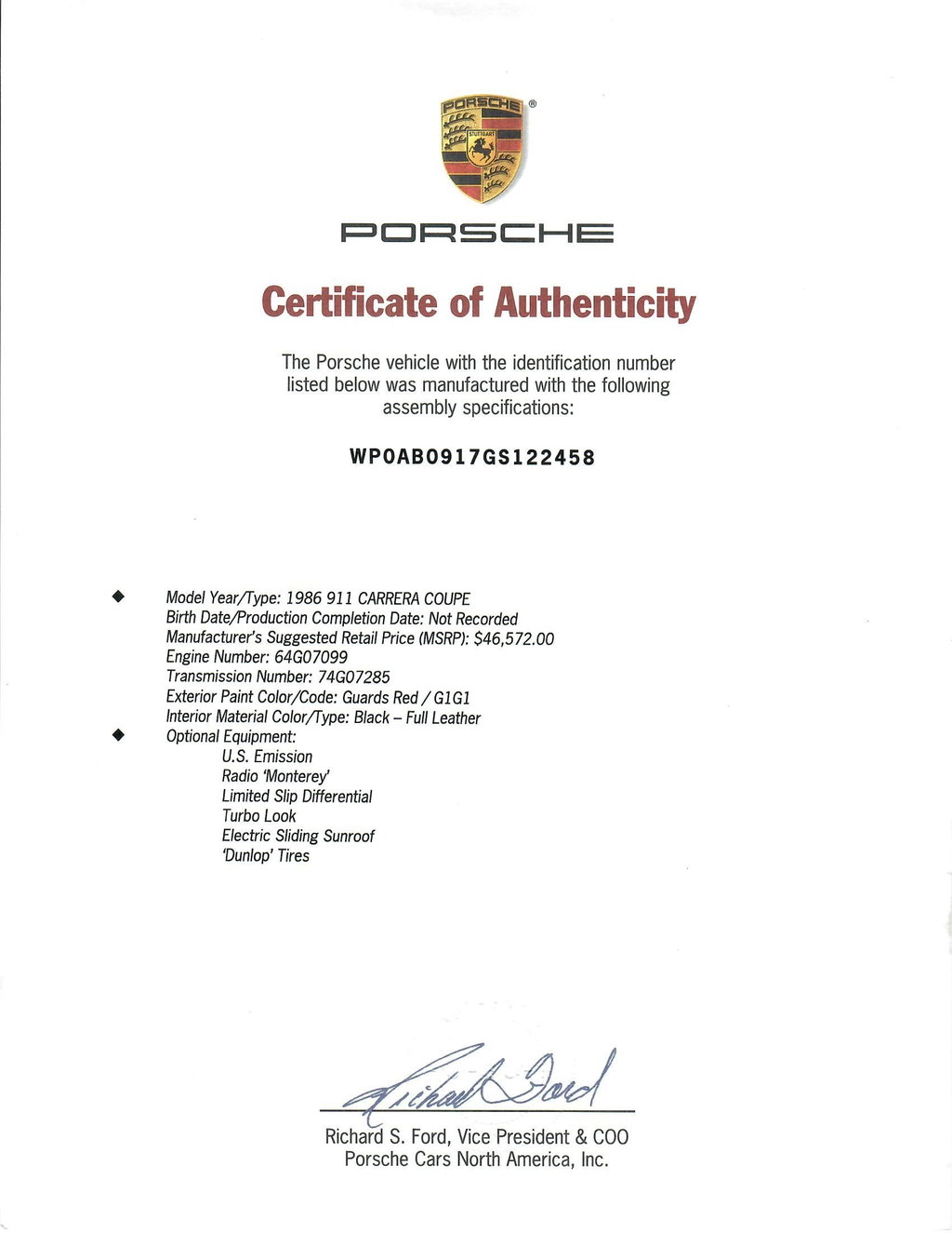 Porsche 911 Carrera 3.2 WTL