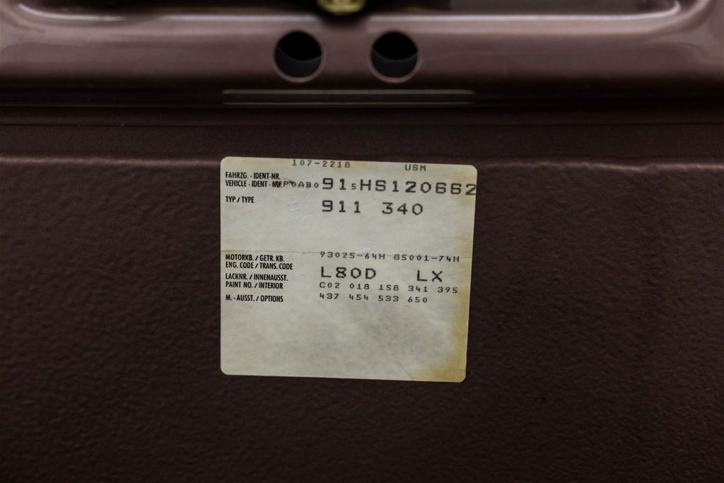 Porsche 911 Carrera 3.2 (US)