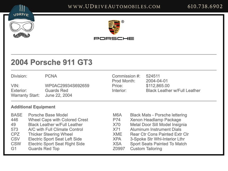 Porsche 996 GT3