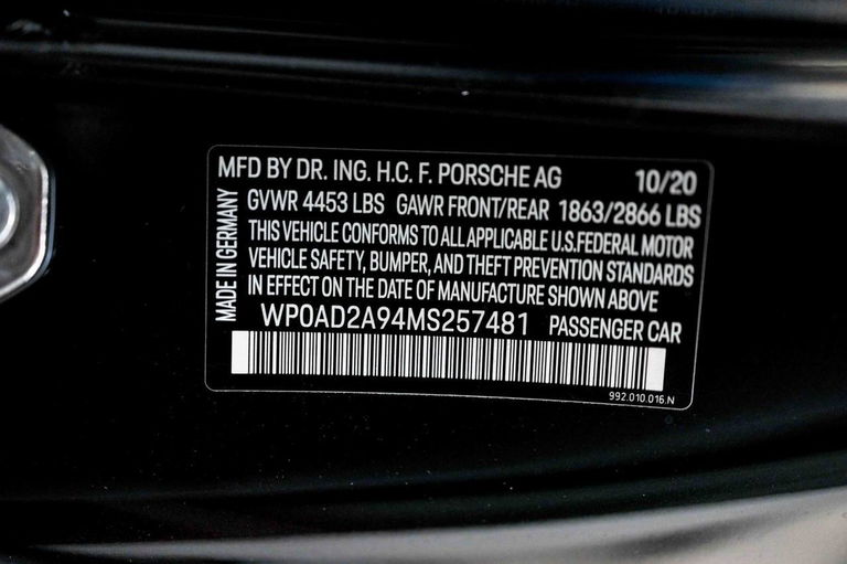 Porsche 992 Turbo S