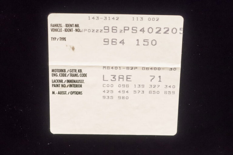 Porsche 964 Jubiläumsmodell „30 Jahre 911“