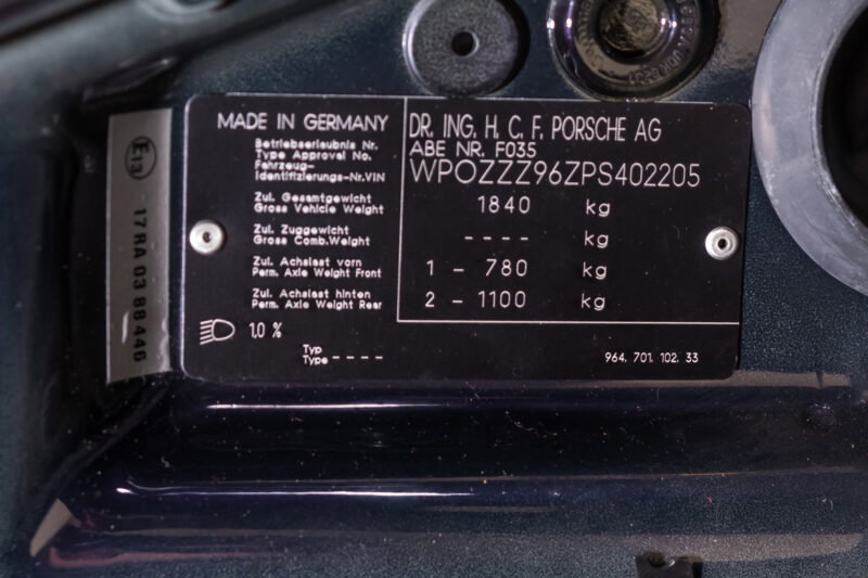 Porsche 964 Jubiläumsmodell „30 Jahre 911“