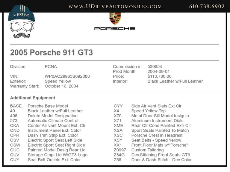 Porsche 996 GT3