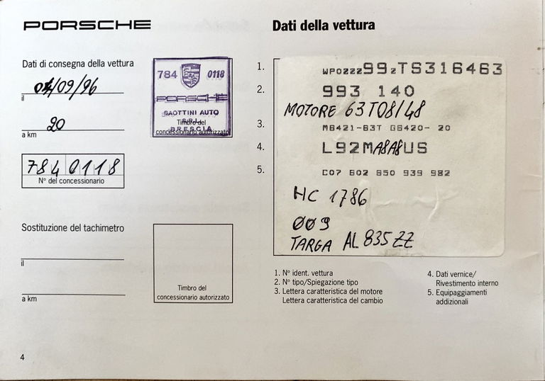 Porsche 993 Carrera 4S