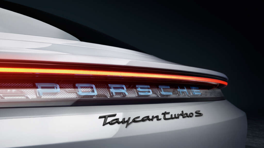 Porsche Taycan Turbo S Badge