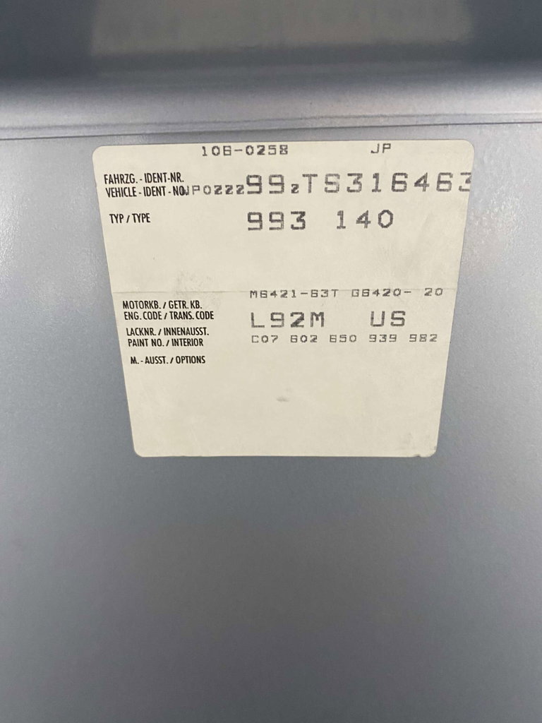 Porsche 993 Carrera 4S