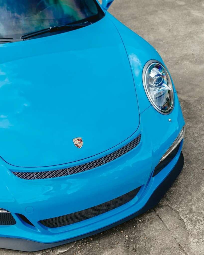 Porsche 991 GT3 blau