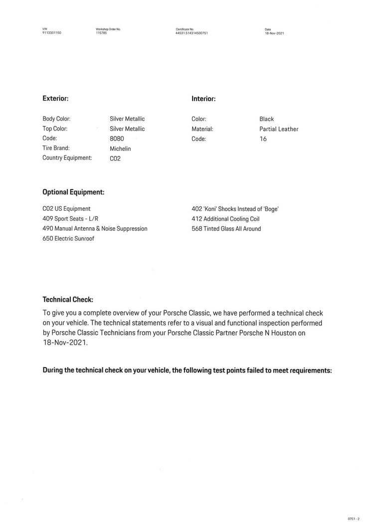 Porsche 911 S (F-Modell)