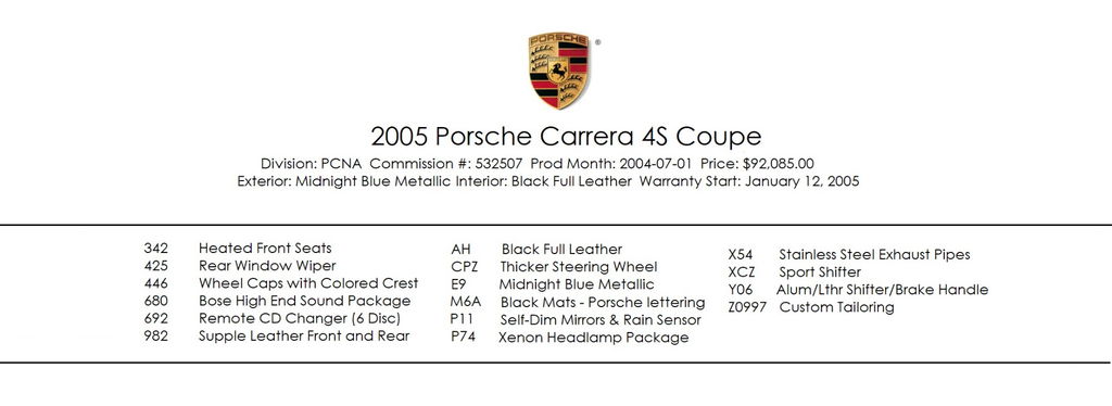 Porsche 996 Carrera 4S