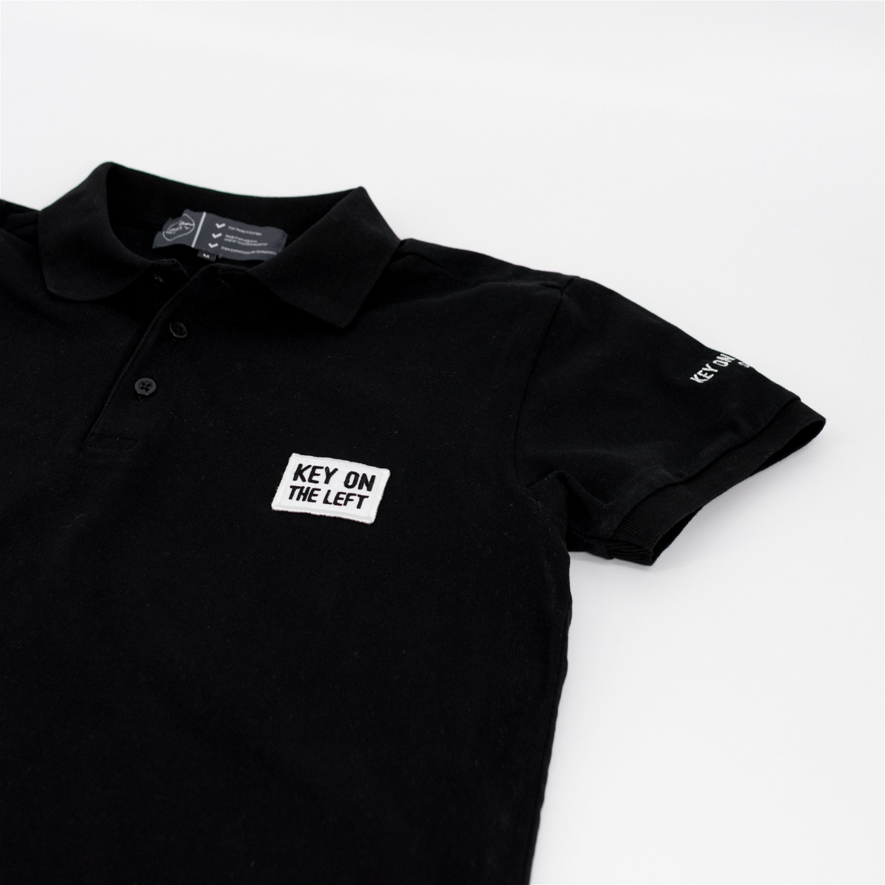 Driver\'s on Key the left Collection Elferspot Polo Shop - Schwarz Shirt -
