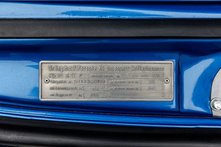 Porsche 911 S (F-Modell)