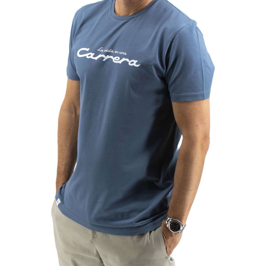 Groß (La Vida es una Carrera T-Shirt White-1 (4))