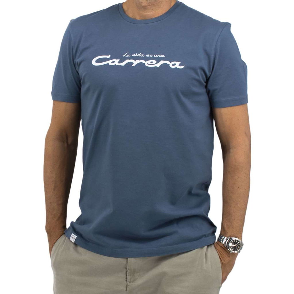 Groß (La Vida es una Carrera T-Shirt White-1 (5))
