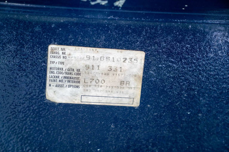 Porsche 911 Carrera 3.2 Supersport