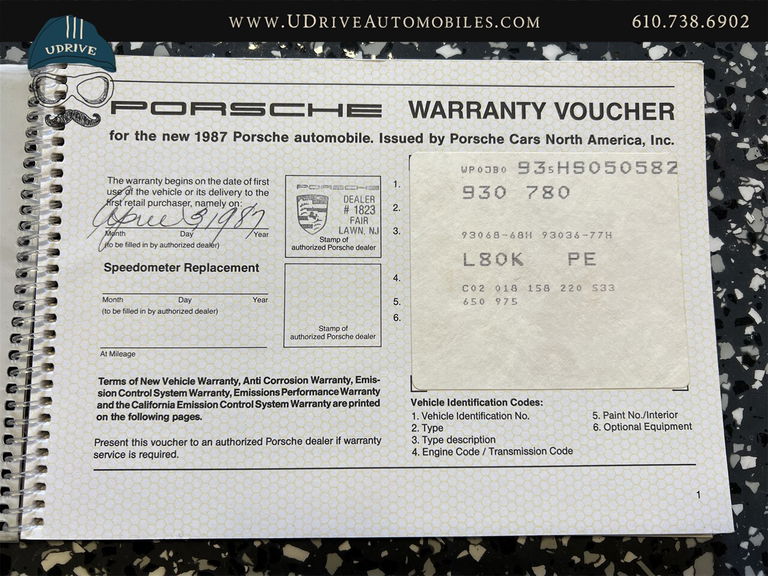 Porsche 911 Turbo 3.3 (US)