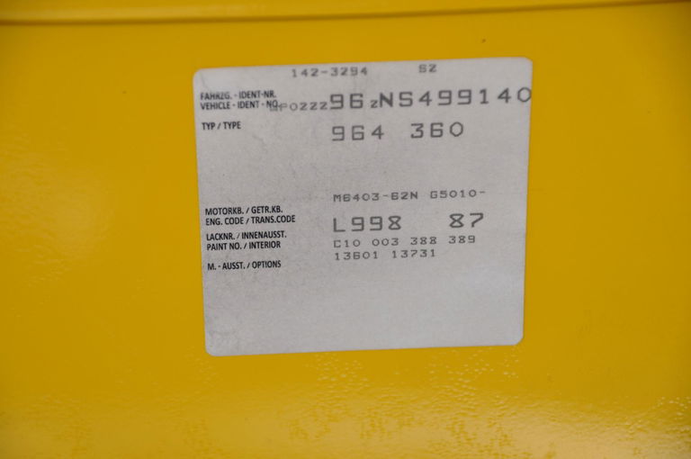 Porsche 964 Carrera RS N/GT