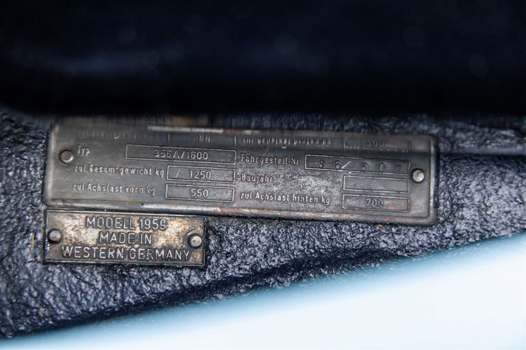 Porsche 356 A 1600 Convertible D