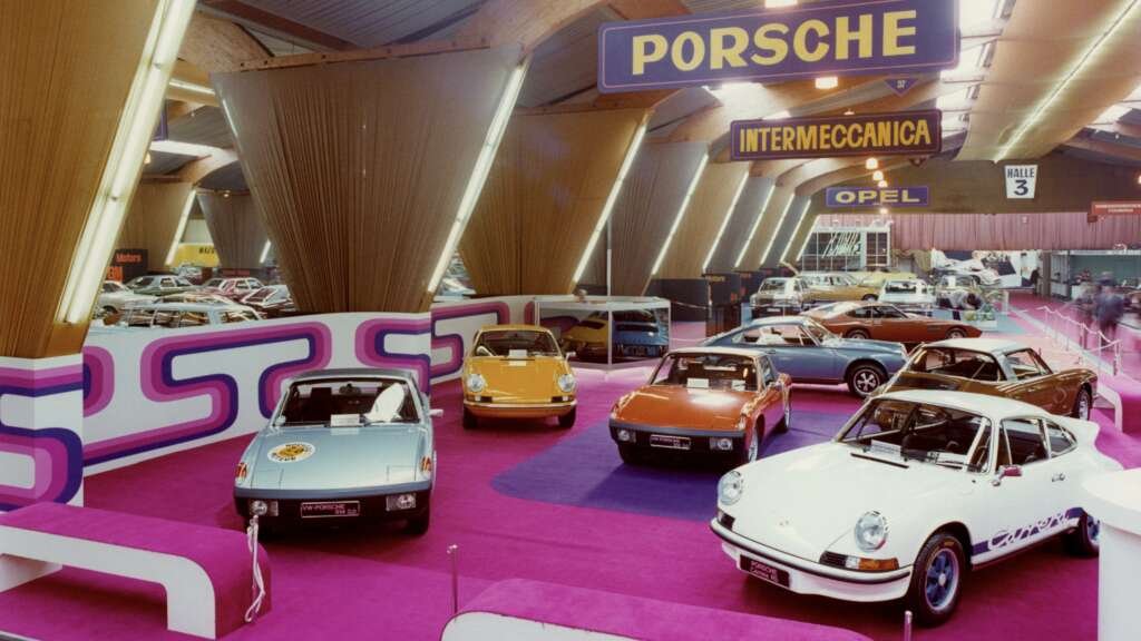Porsche 911 Carrera RS 2.7 at the Paris Motor Show 1972