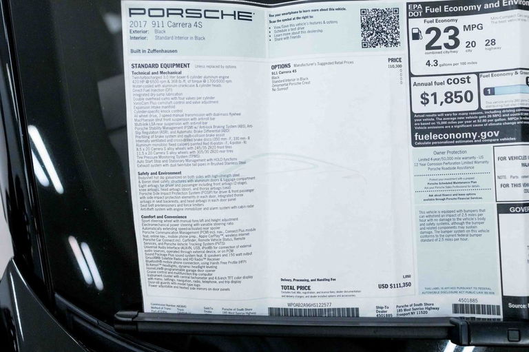 Porsche 991.2 Carrera 4S