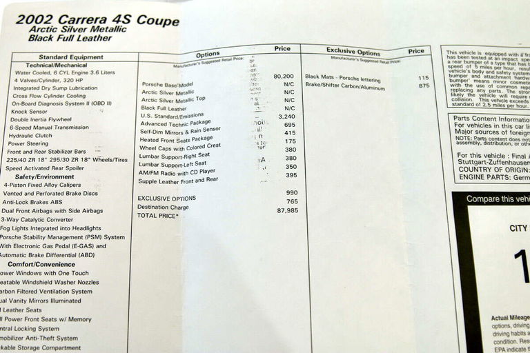 Porsche 996 Carrera 4S